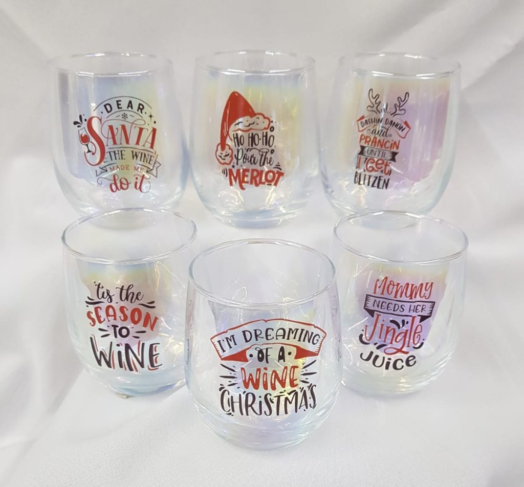 personalised drinking glasses